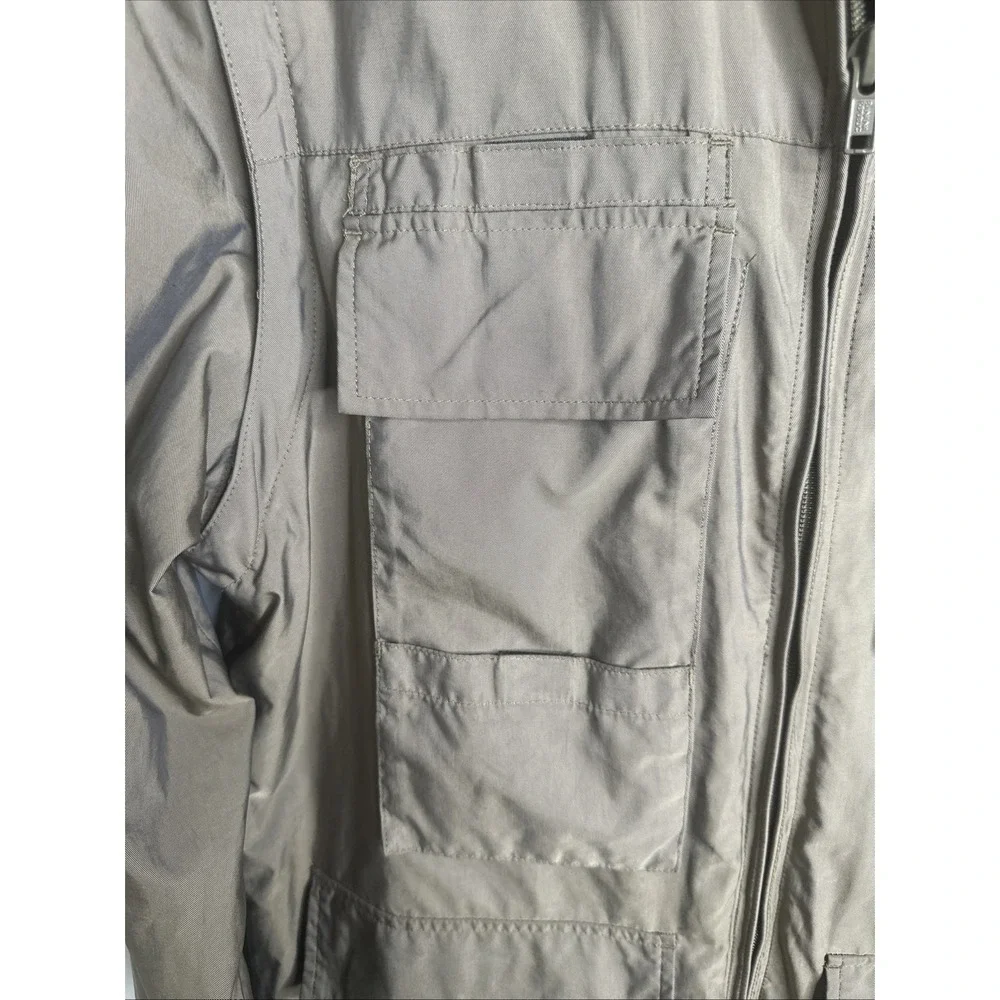 Vintage Banana Republic 2-1 Convertible Hooded Paparazzi Travel Zip Jacket Sz S‎